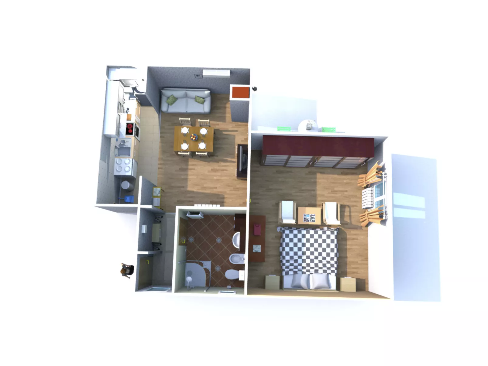 "Gemütlicher Garten" mit Terrasse-Binnen