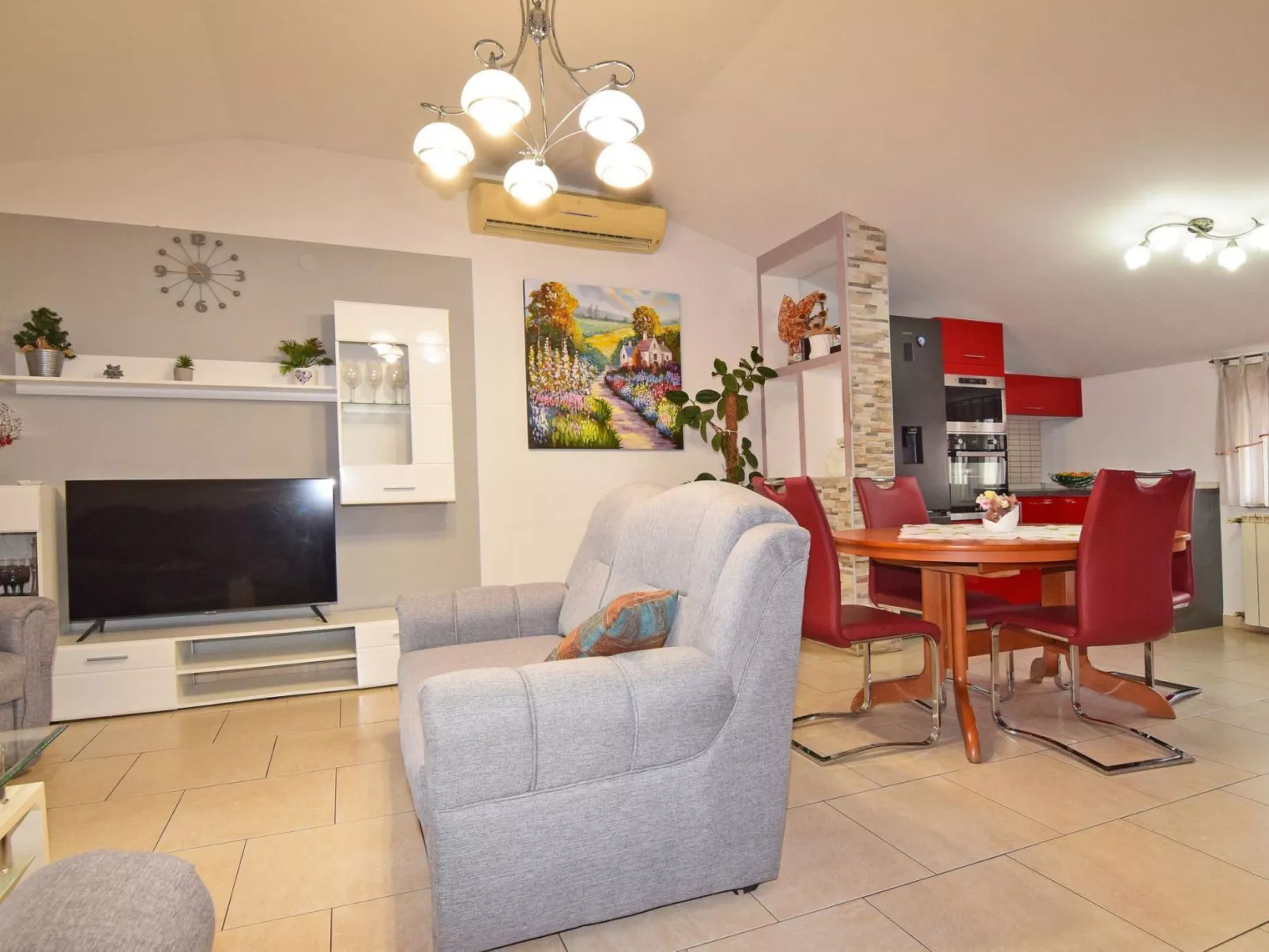 2-Zimmer-Ferienwohnung, 600m vom Strand entfernt-Binnen