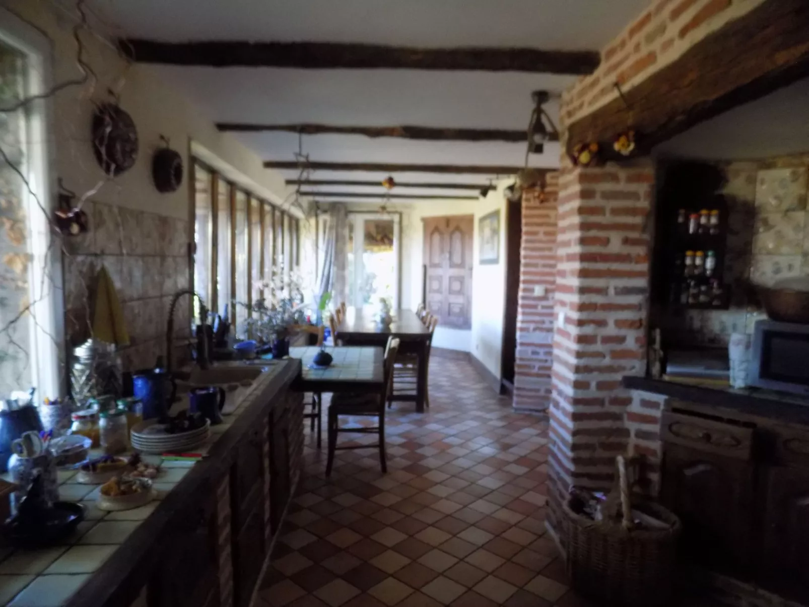 Die Unterkunft für zwei bis sechs Personen, Schwimmbad, Bouleplatz, Spa, Tennis-Binnen