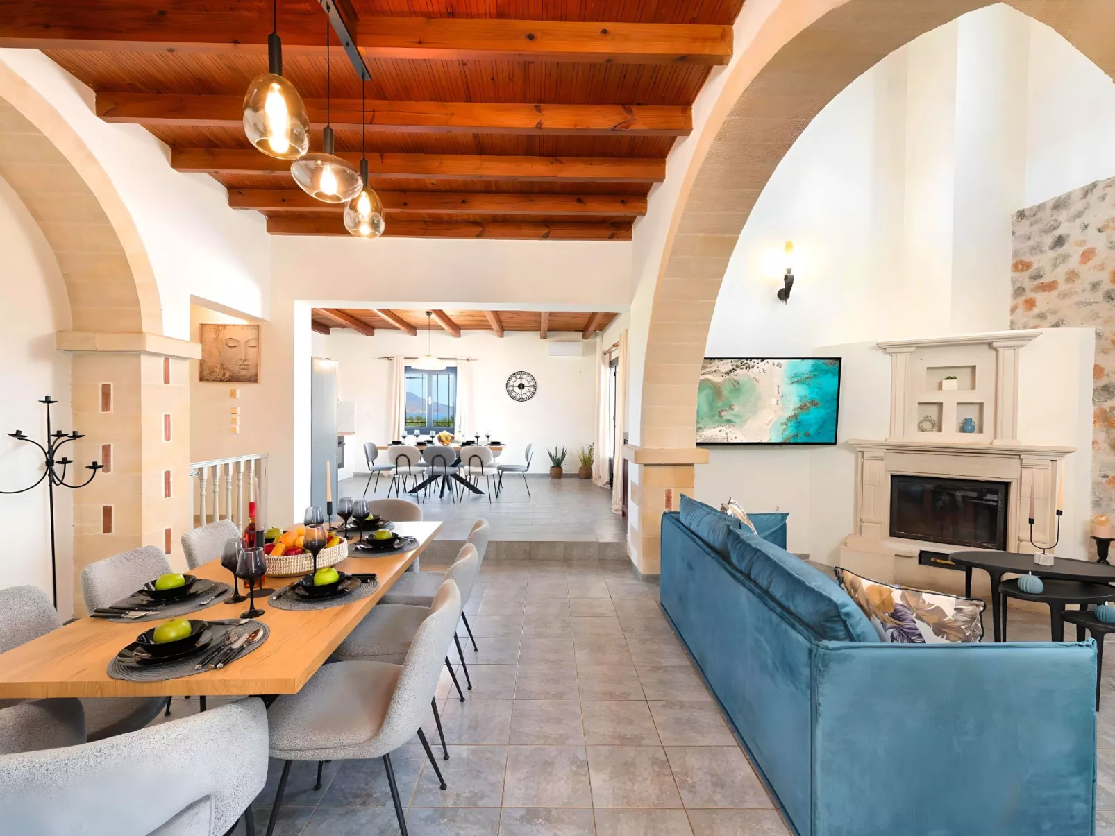 Grey Grand Villa Privater Pool-Binnen