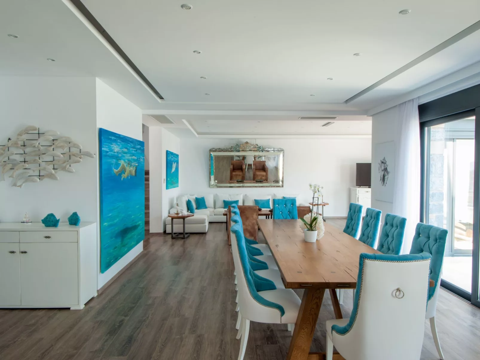 "Villa Dimitra" mit Infinity Pool-Buiten