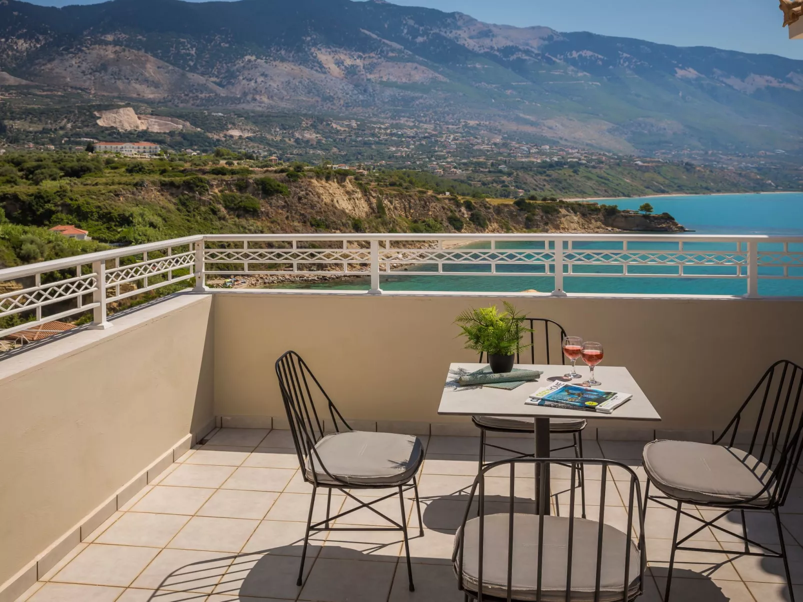 Luxusvilla Thalassa, direkt am Meer-Buiten