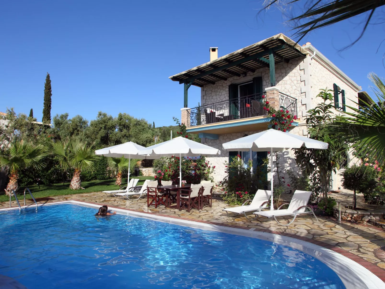 Für 6 Personen und 2 Kinder auf Lefkada-Buiten