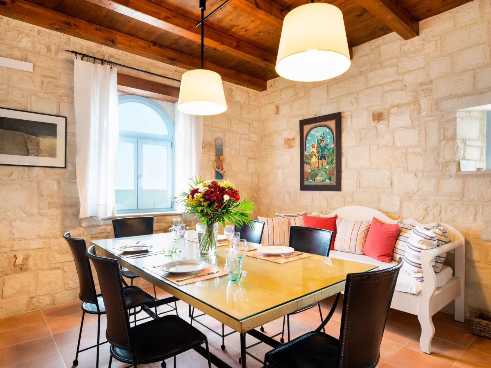 Villa am Strand mit privatem Pool und Tischtennisplatte-Binnen