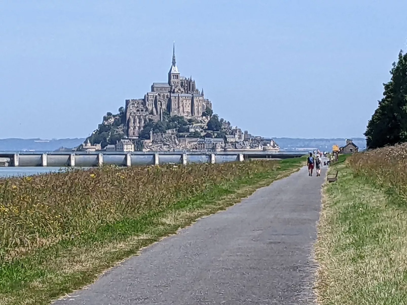 Gite Pamphilienne mit Blick auf Mont Saint Michel-Buiten