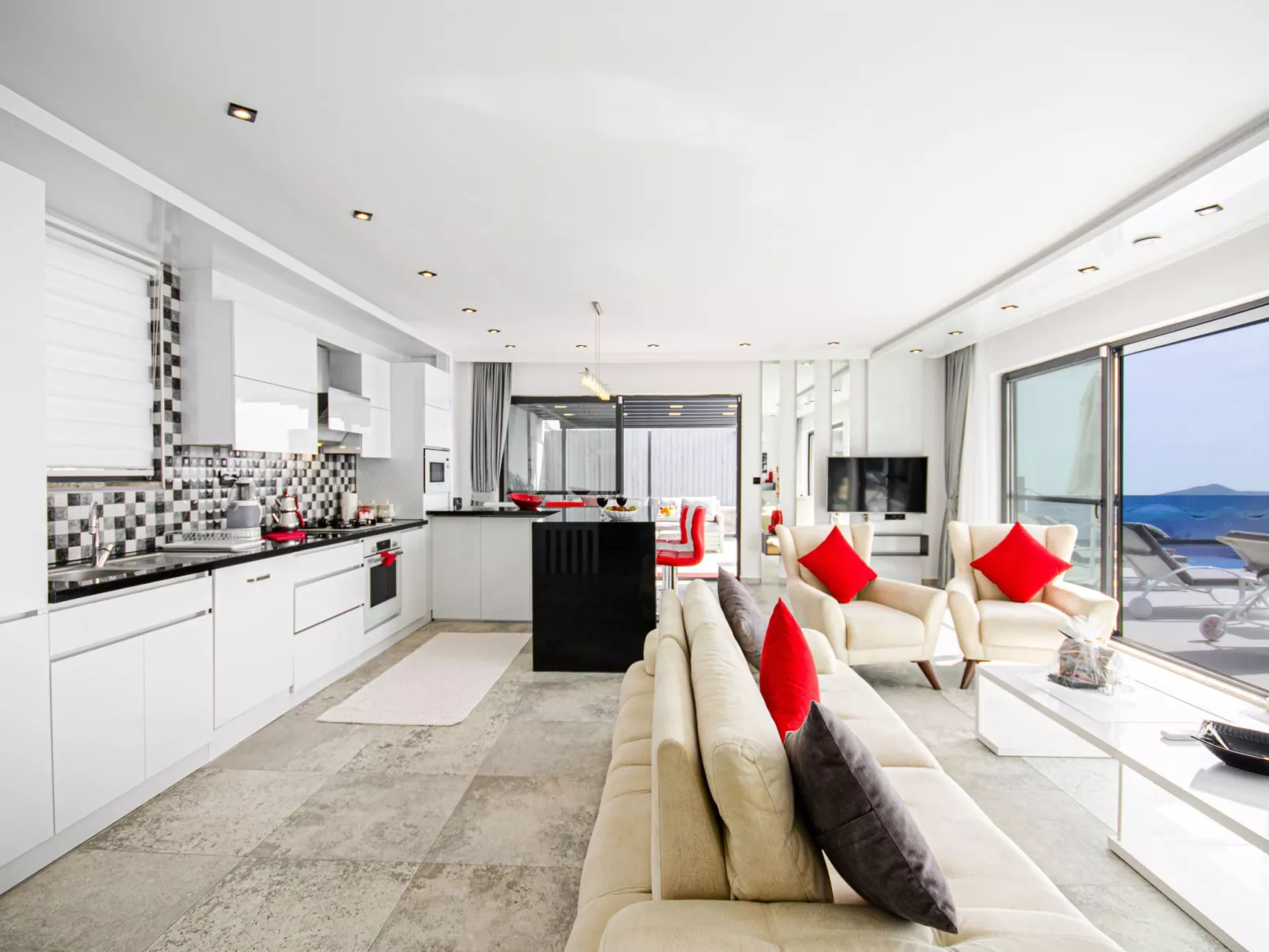 Moderne Villa-Binnen