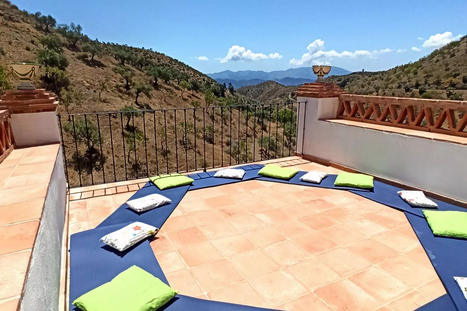 Hacienda Mellado-Terrasbalkon