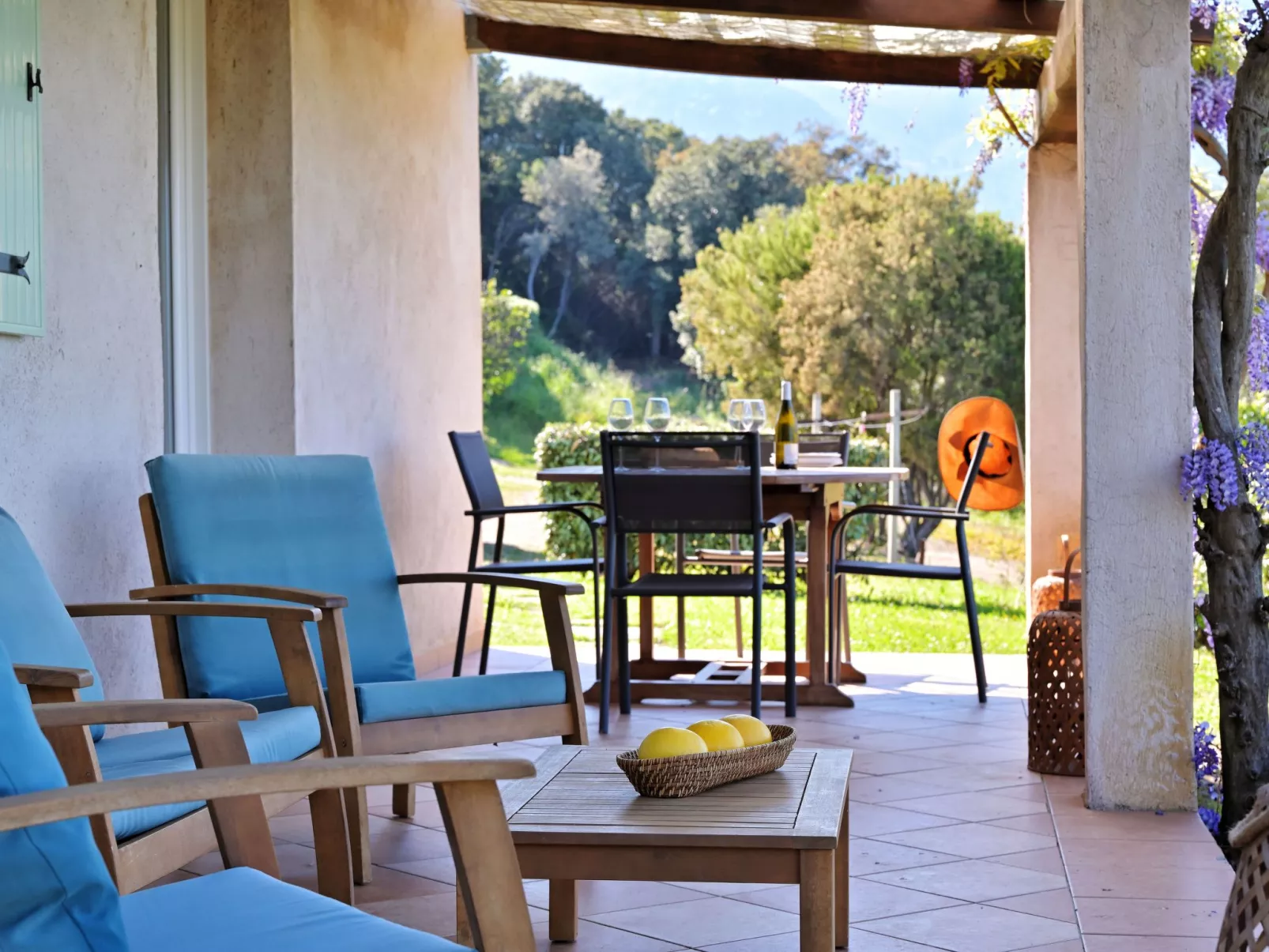 Villa mit Meerblick U Castagnu in geschützter Natur