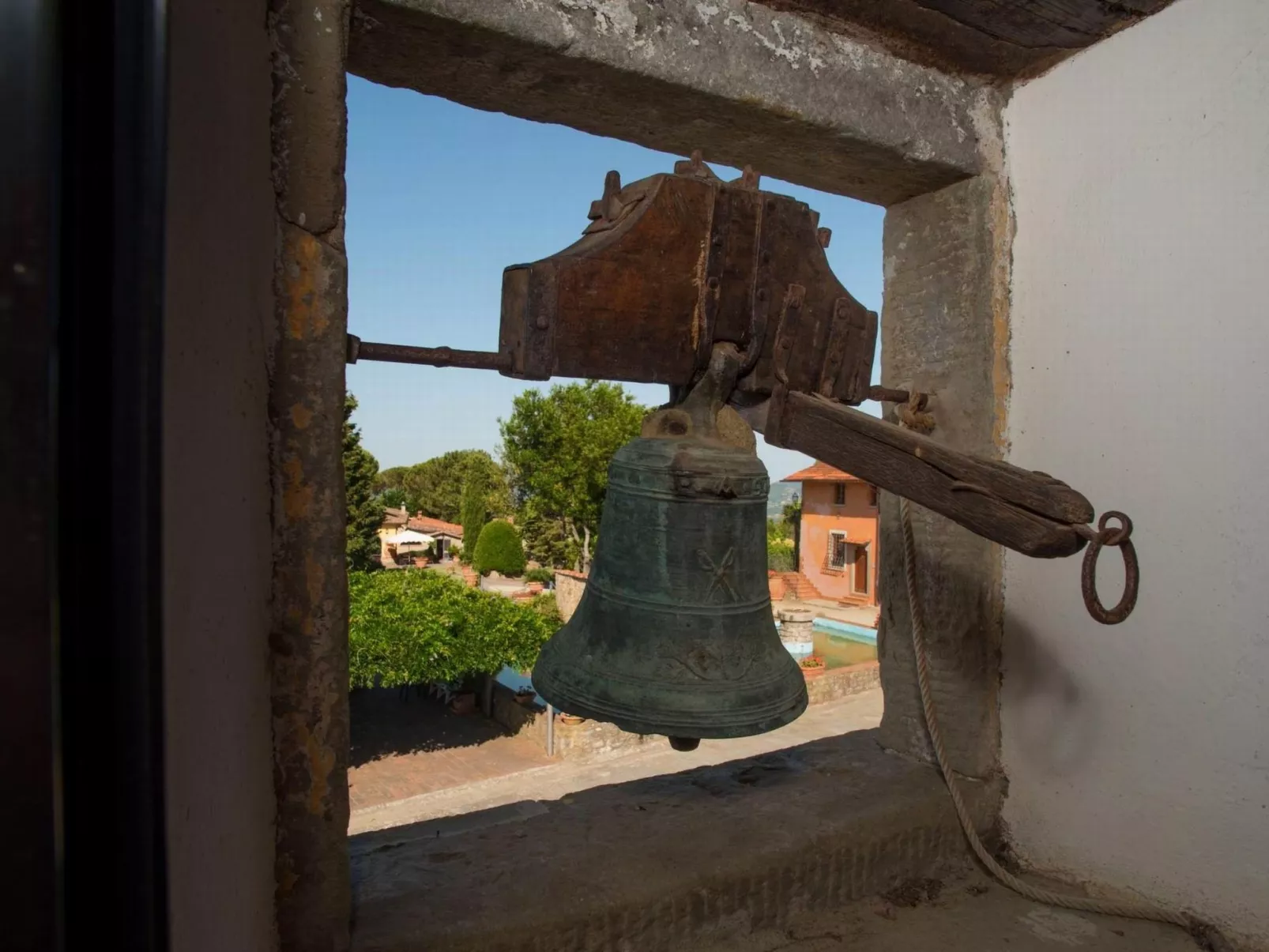 Unterkunft in der Residenz, Schwimmbad, Tennis, Restaurant-Buiten