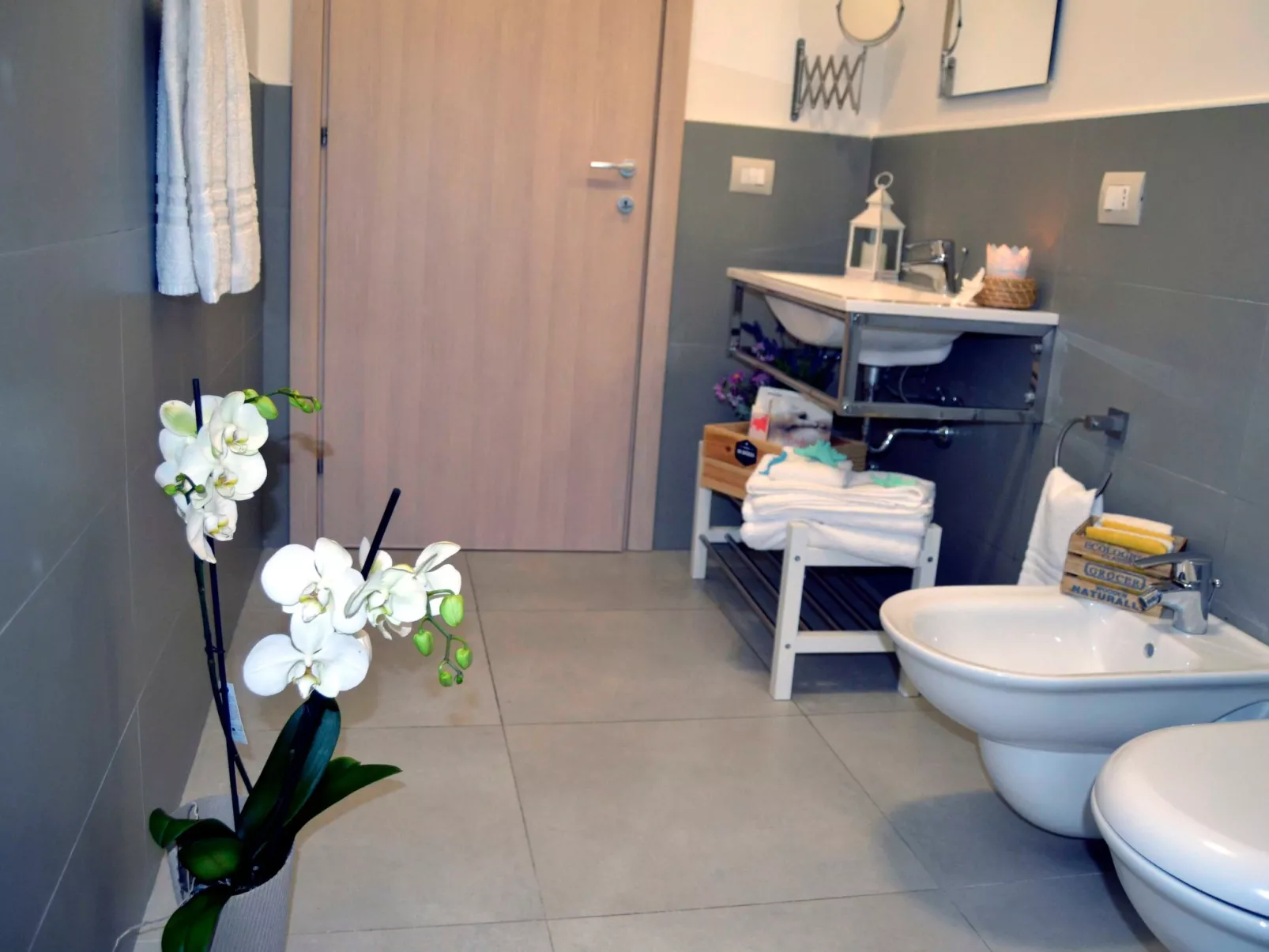 Wohnung 500m vom Meer entfernt für 6 Personen-Binnen