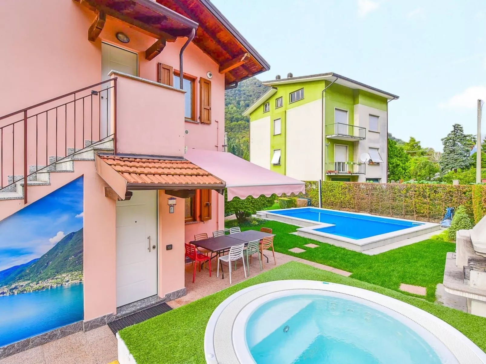 Jane e Jolie Haus privates Schwimmbad und Jacuzzi-Buiten