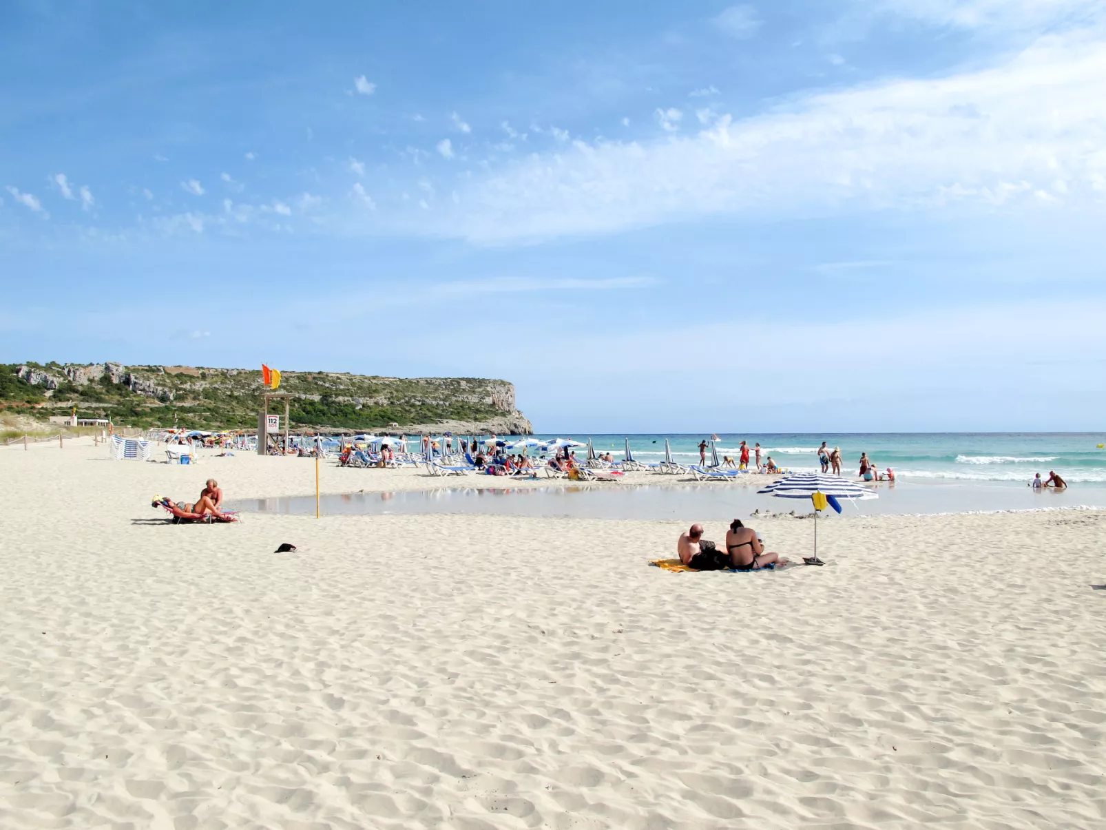 Villa Margarita in Son Bou mit Pool und Meerblick-Omgeving