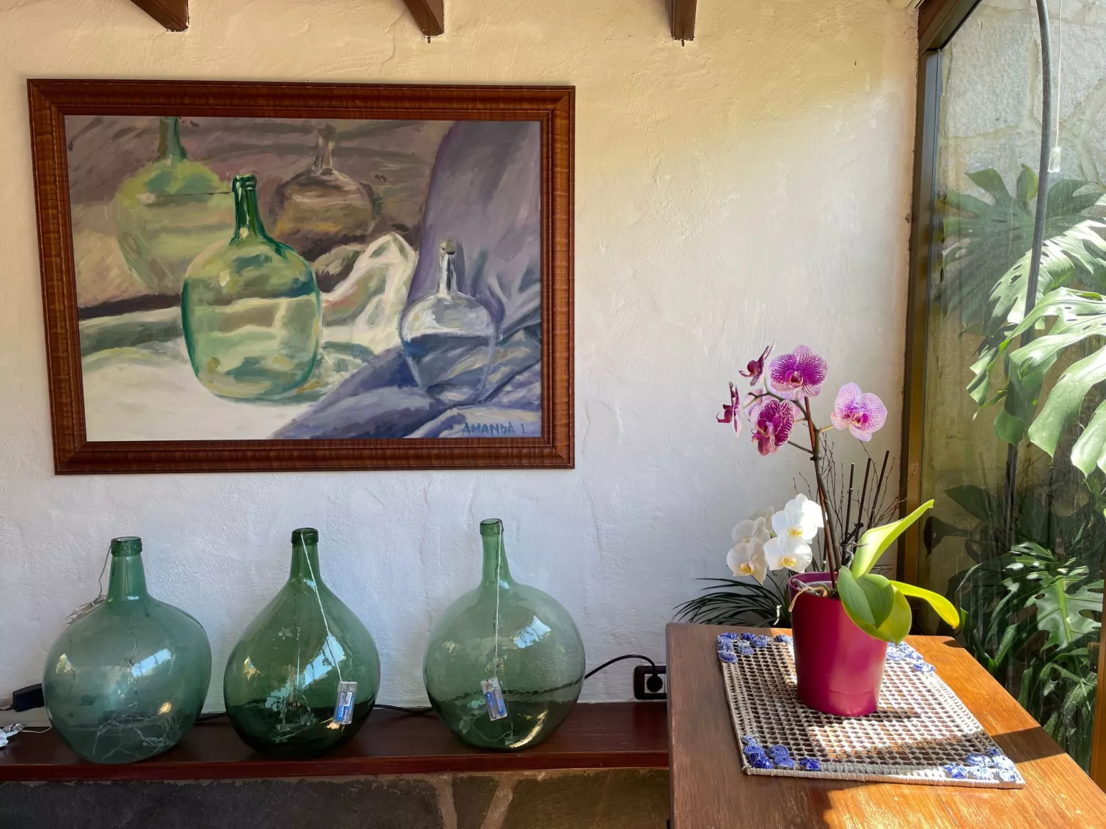 Haus mit Jacuzzi, Blick auf Berge, Meer und Ents