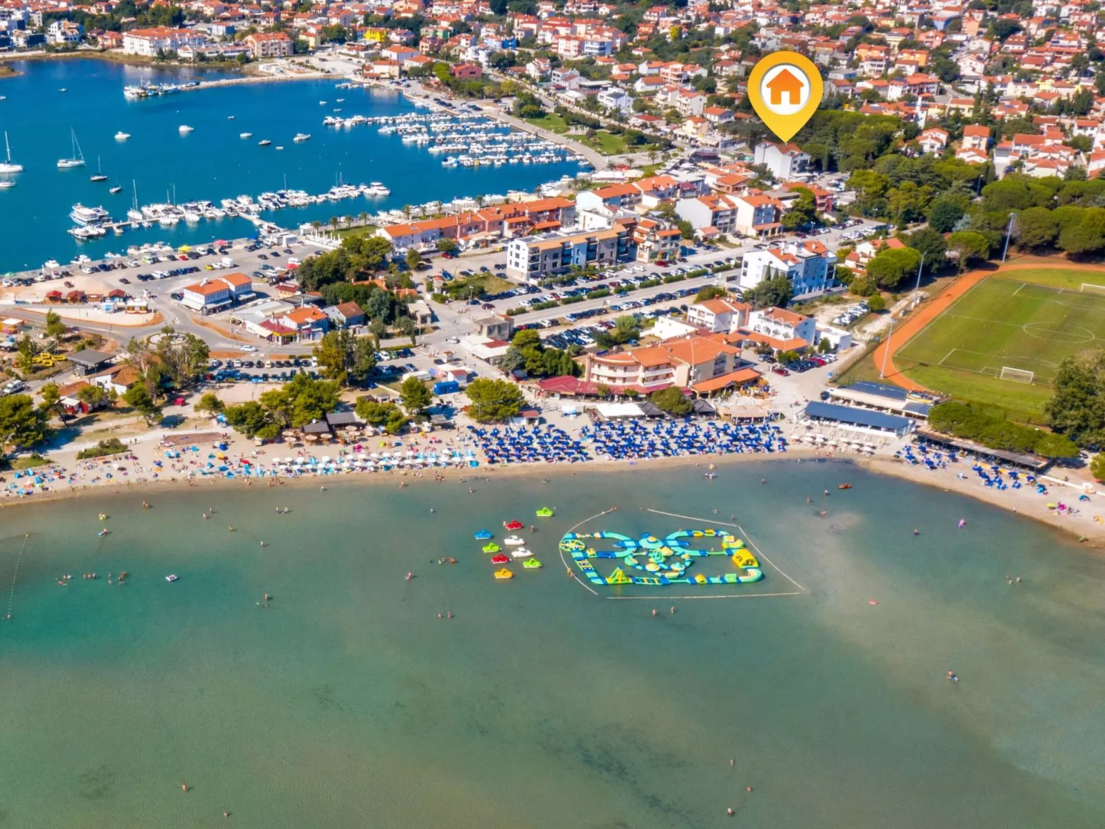 "Limani" mit Balkon-Buiten