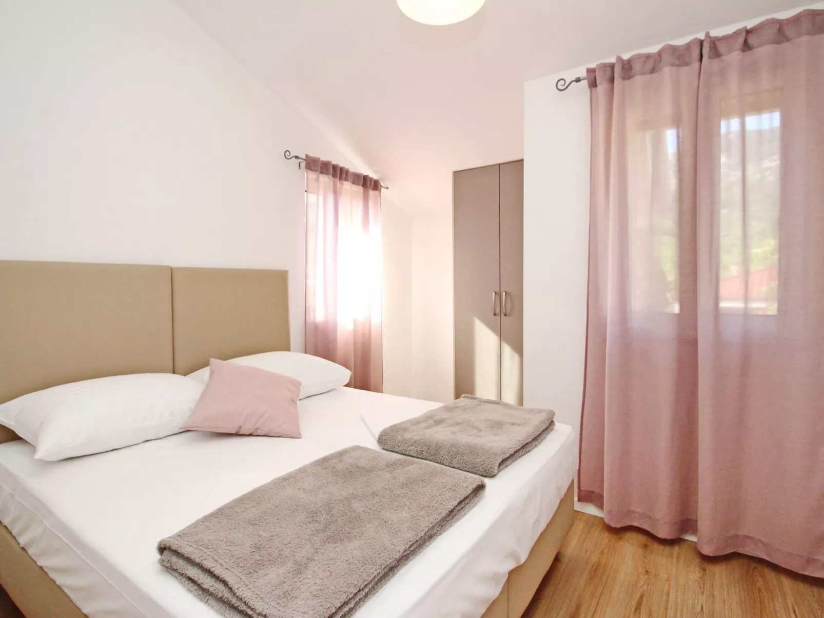 In Baška mit Eigenem Balkon-Binnen