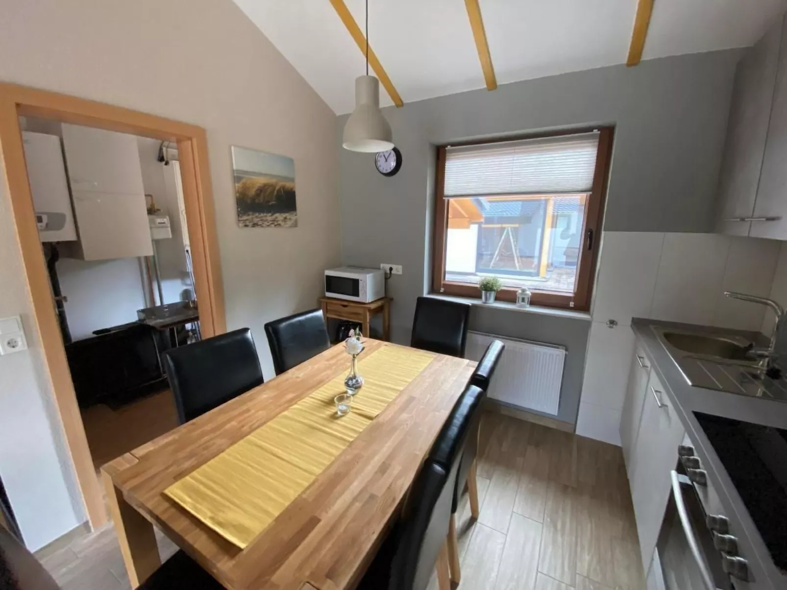 N5 Eingezäuntes Ferienhaus mit ebenerdiger Dusch-Binnen