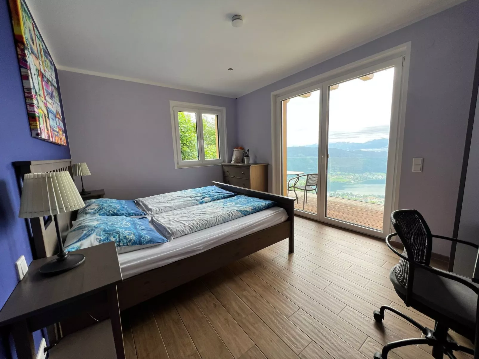 Freistehendes Ferienhaus mit Blick auf den See-Binnen