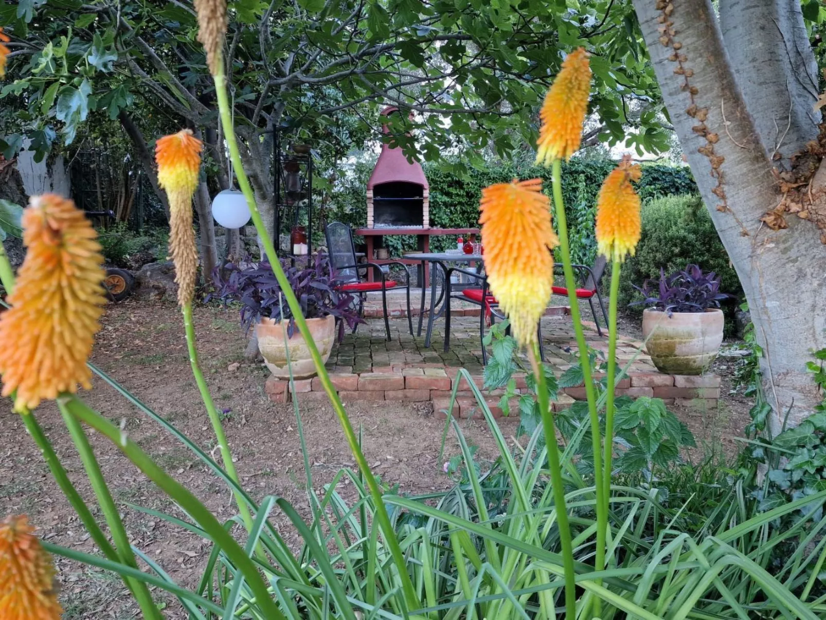 Steinhaus in Strandnähe mit Whirlpool-Buiten