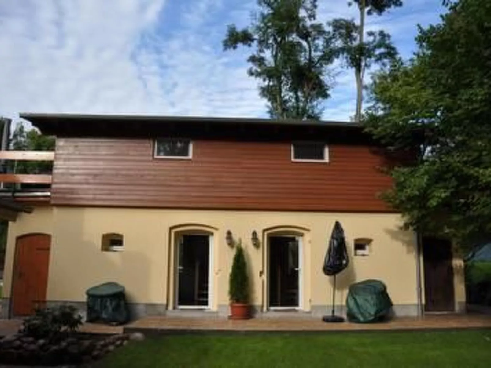 Nette Wohnung in Joachimsthal mit Kleiner Terrasse-Buiten