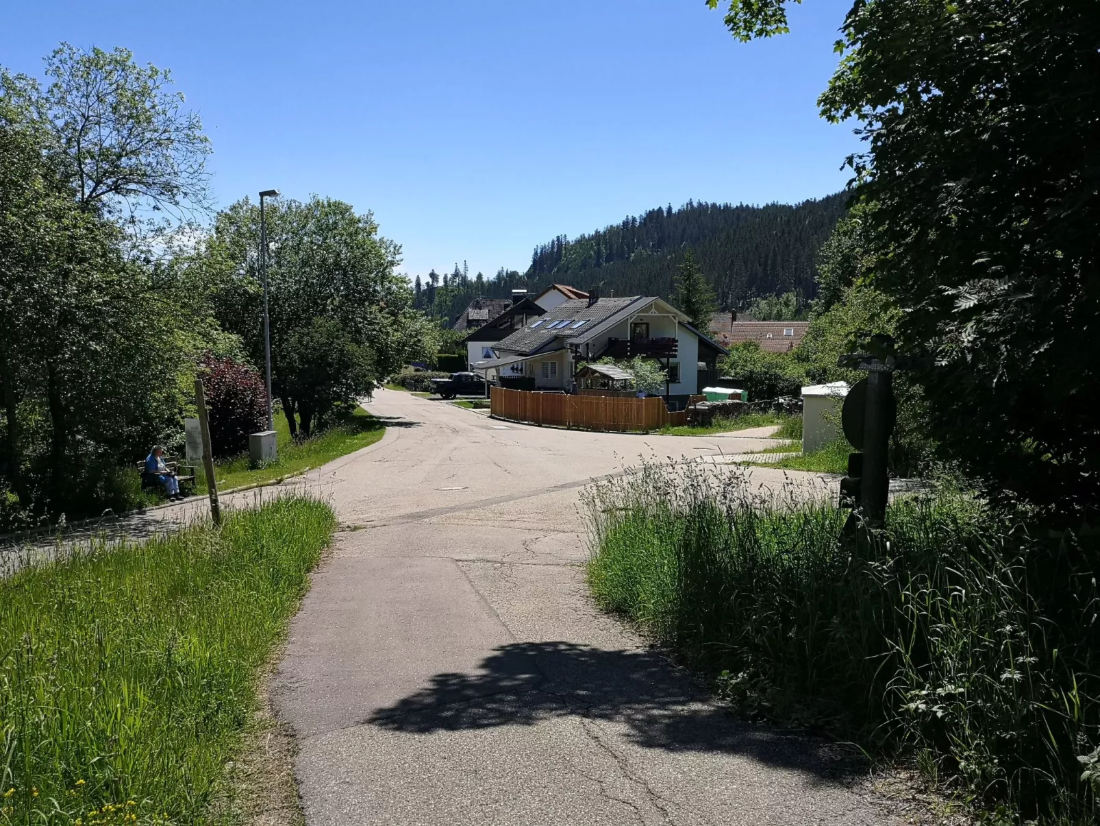 Haus Maria Hochschwarzwald, Garten umzäunt, Waldrand, Hunde willkommen