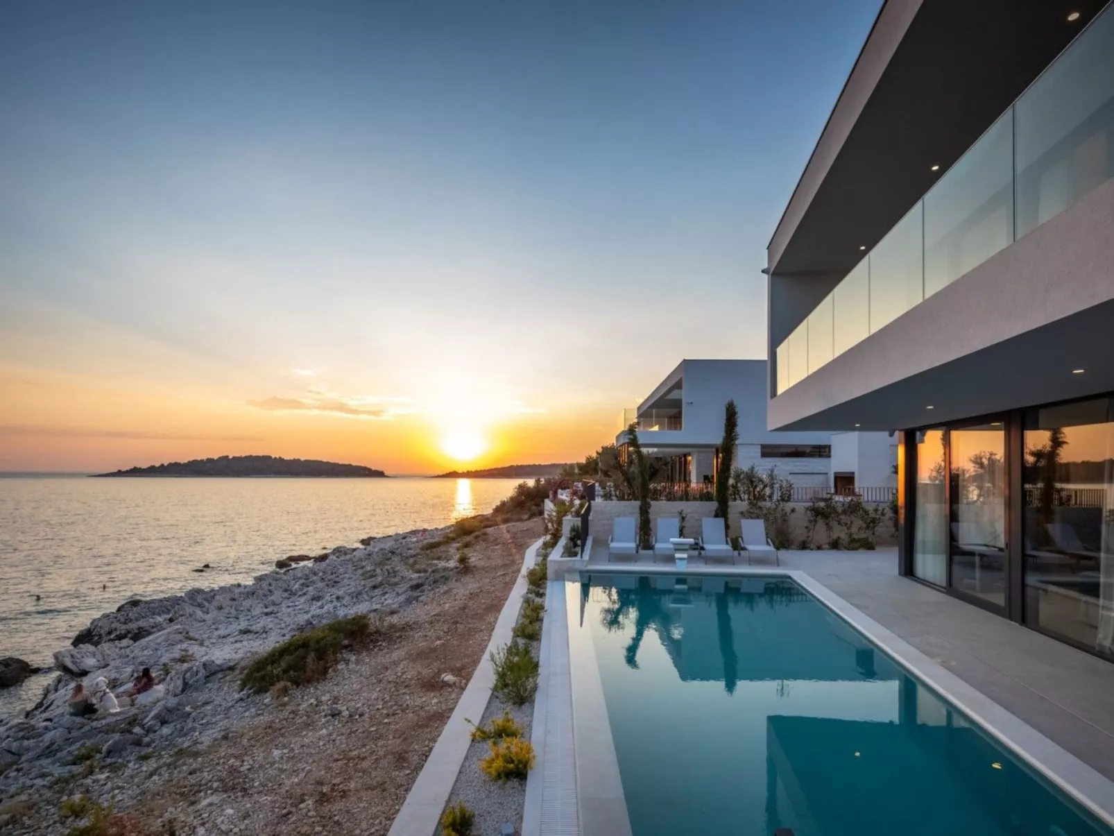 Villa Esperia Rogoznica-Buiten