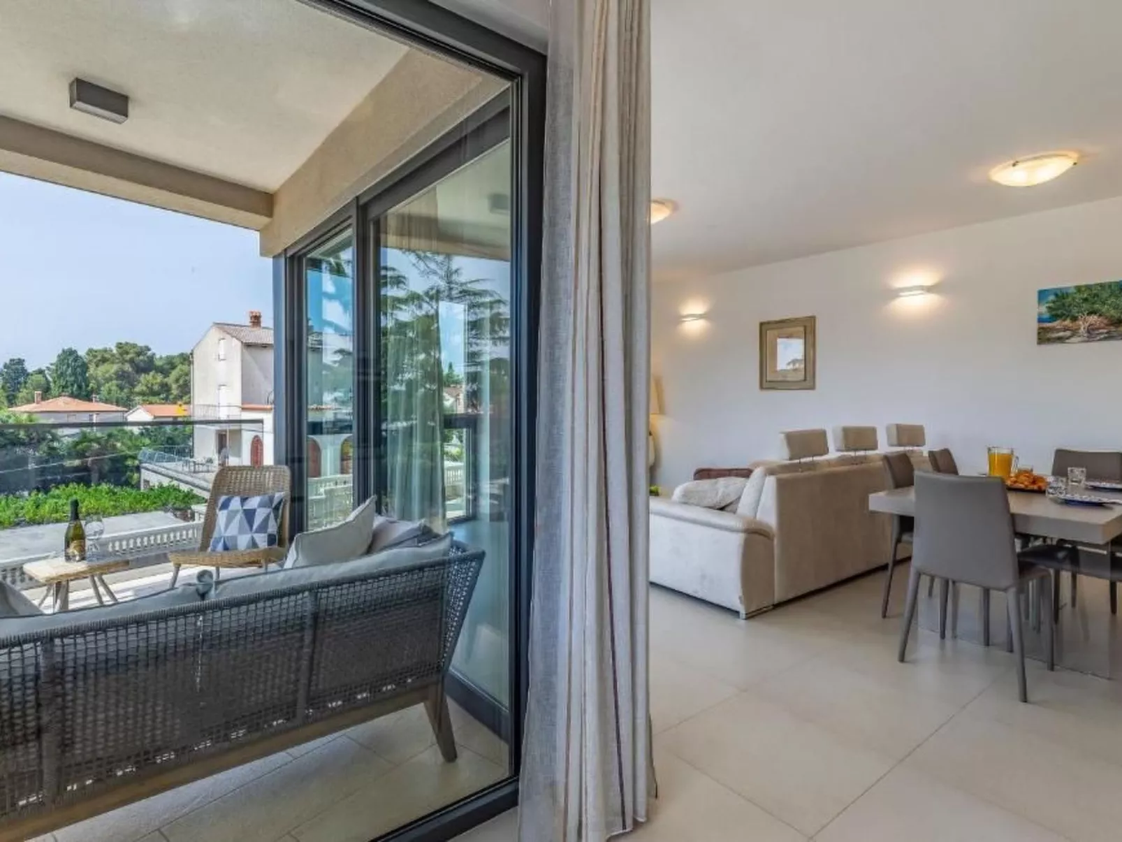 In Rovinj mit privatem Parkplatz