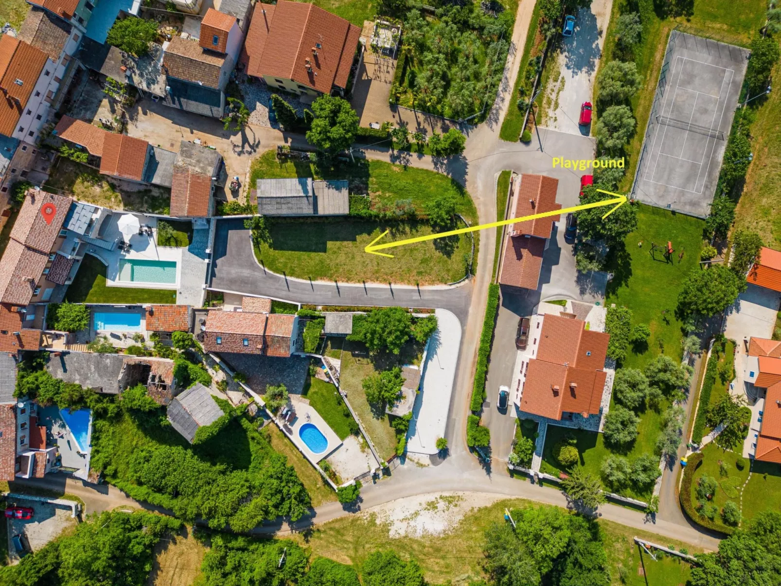 Villa Grande, klimatisiert und mit Pool in Jursici-Buiten
