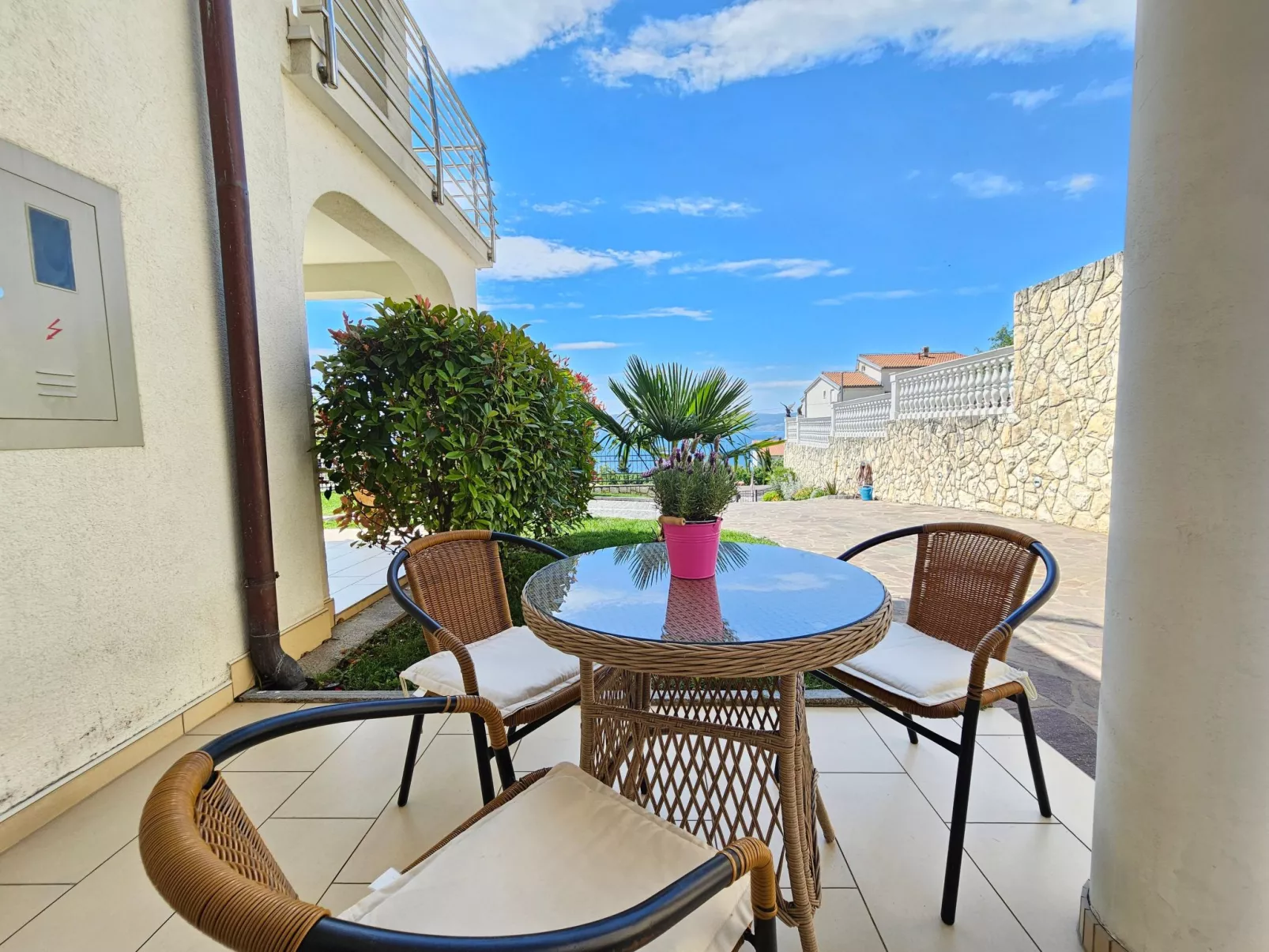 Wohnung für 3 Personen mit Terrasse