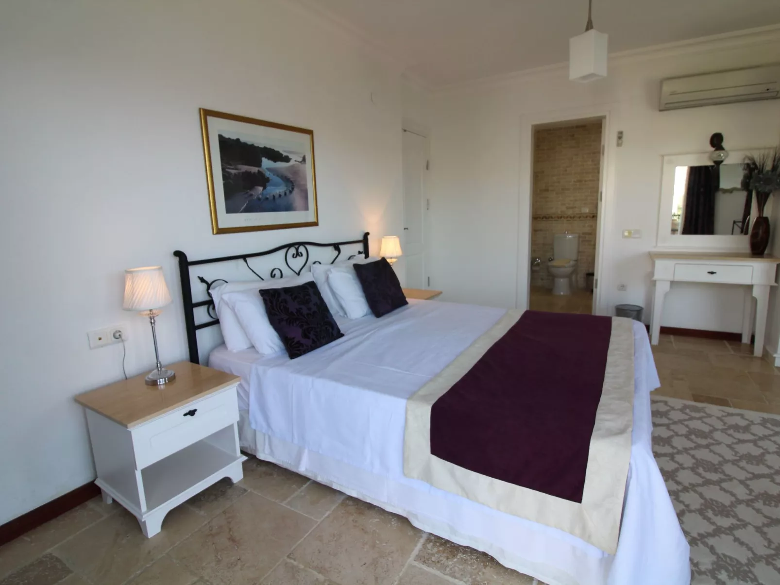 Ferienvilla Amare mit privatem Pool und Meerblick-Binnen