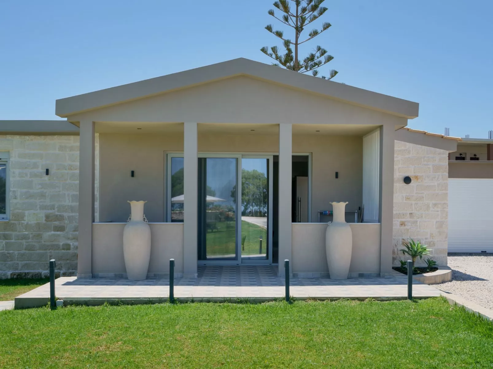 Neue Strandvilla SixStars in Chania, mit Sauna-Buiten