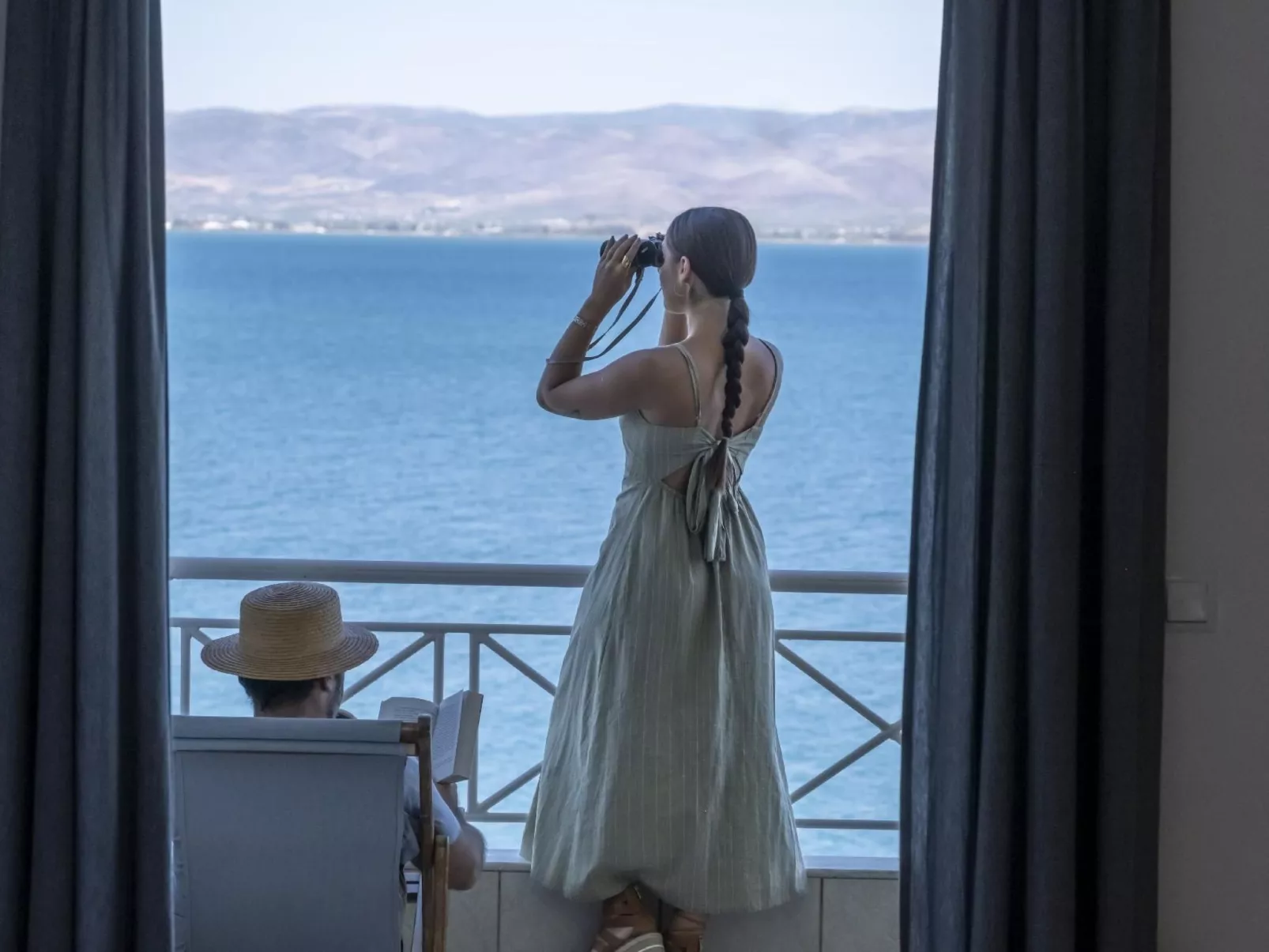 Zesa mit Balkon und Meerblick-Binnen