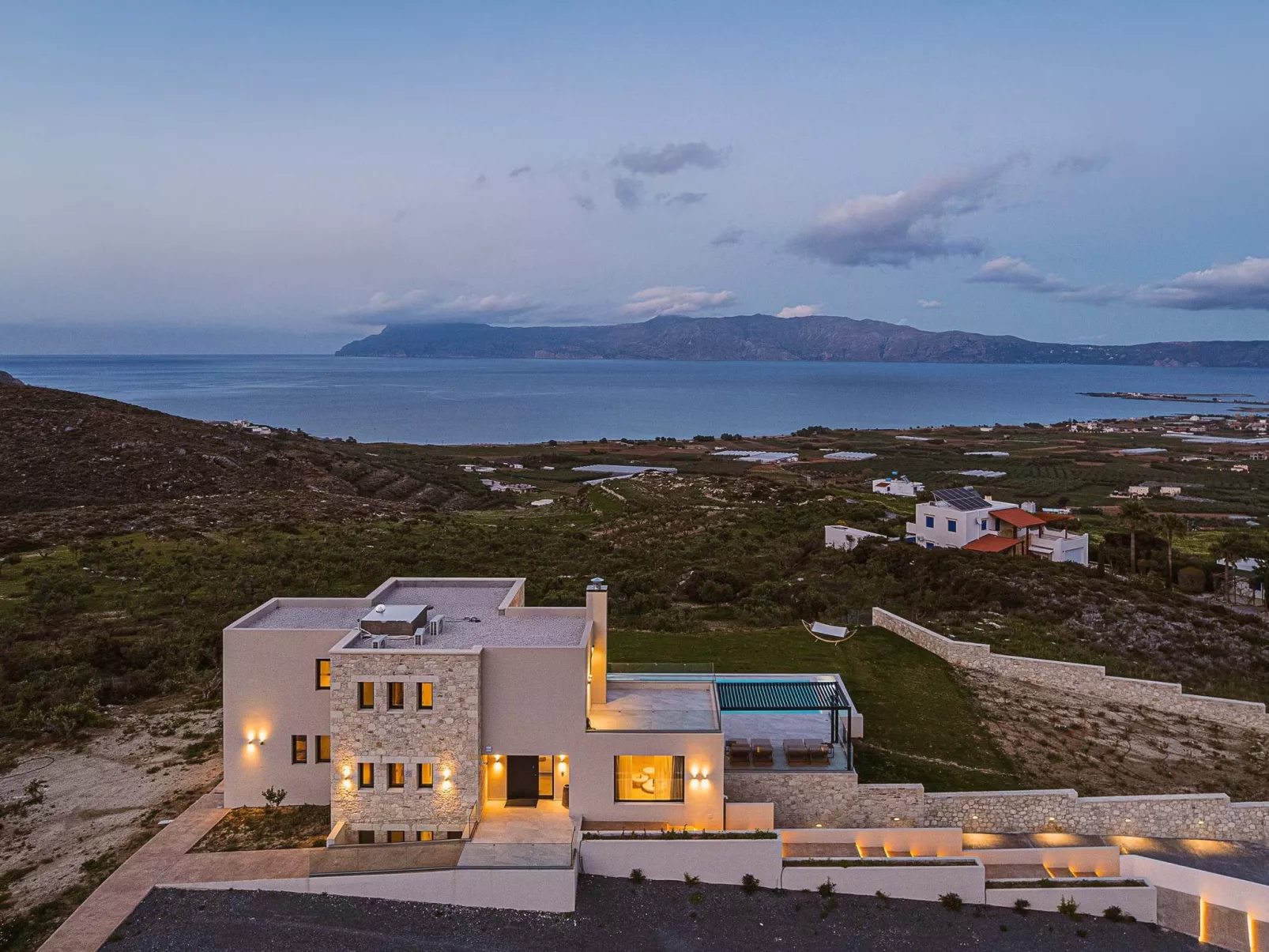 Rastoni Villa I 'Free' beheizter Pool, Panoramablick-Buiten