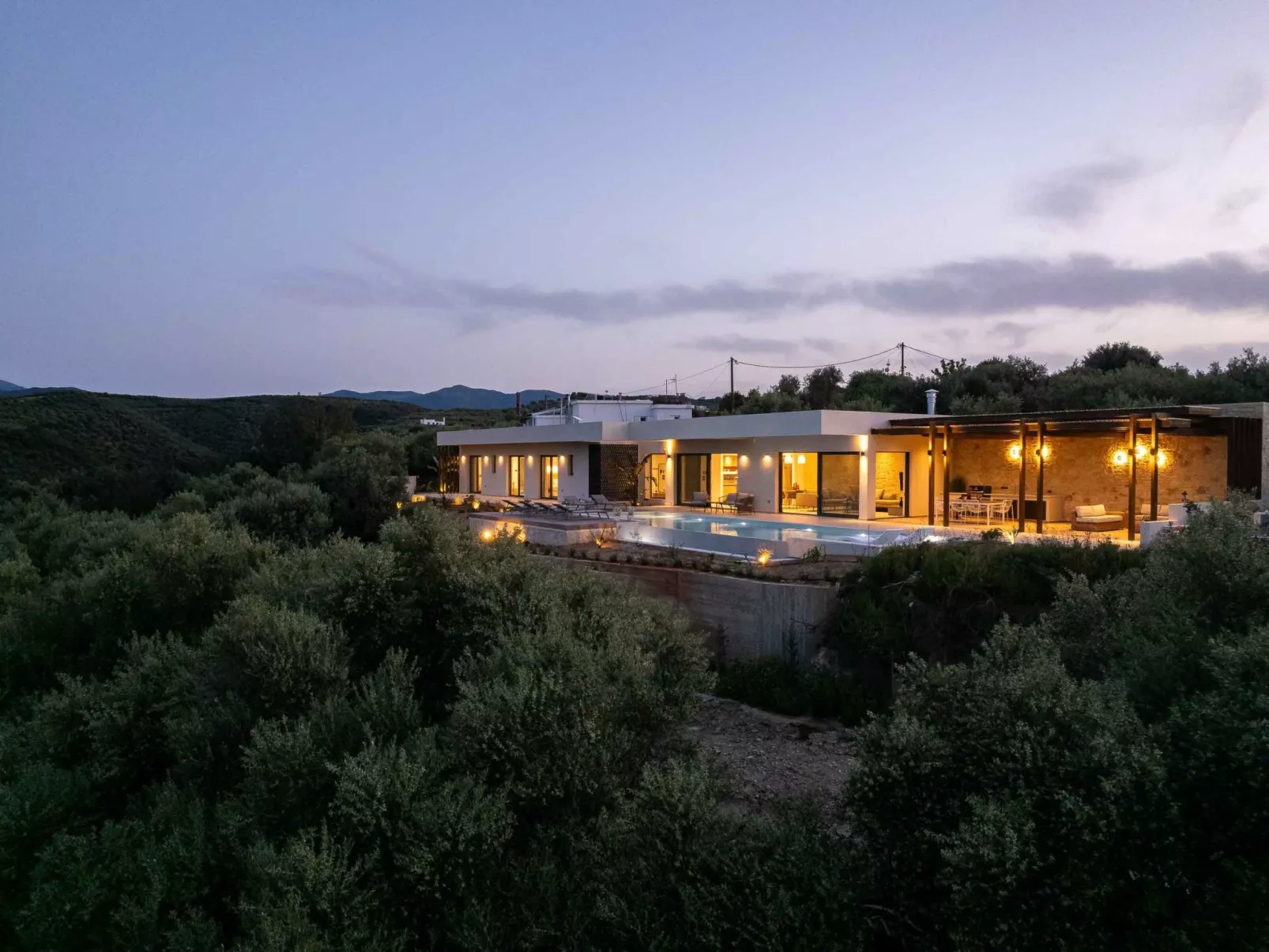 Villa Aglaea - Salzwasser-Pool und atemberaubender Meerblick-Binnen