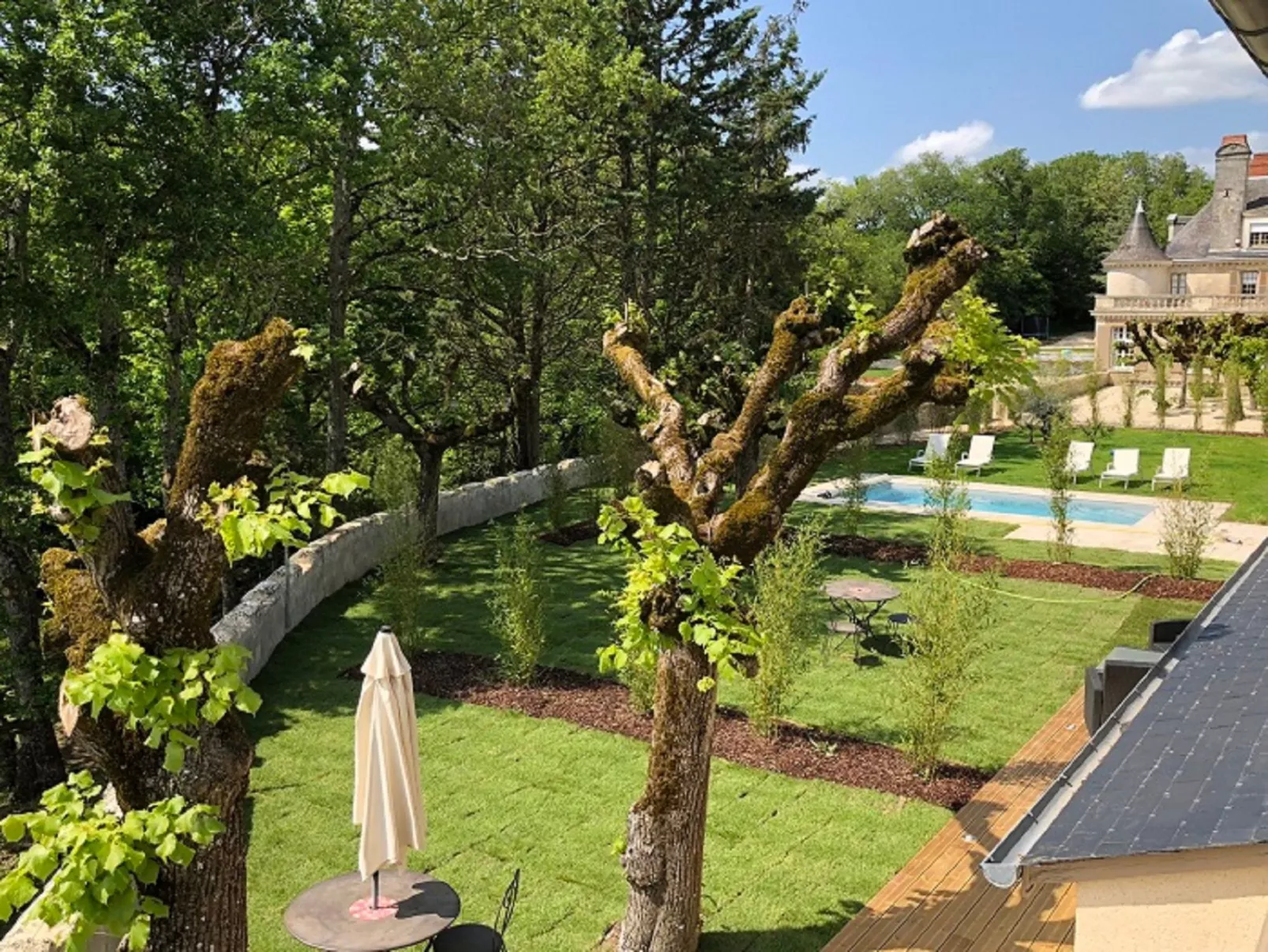 Cottage Garten 70m2 mit Pool in Azay le rideau-Buiten