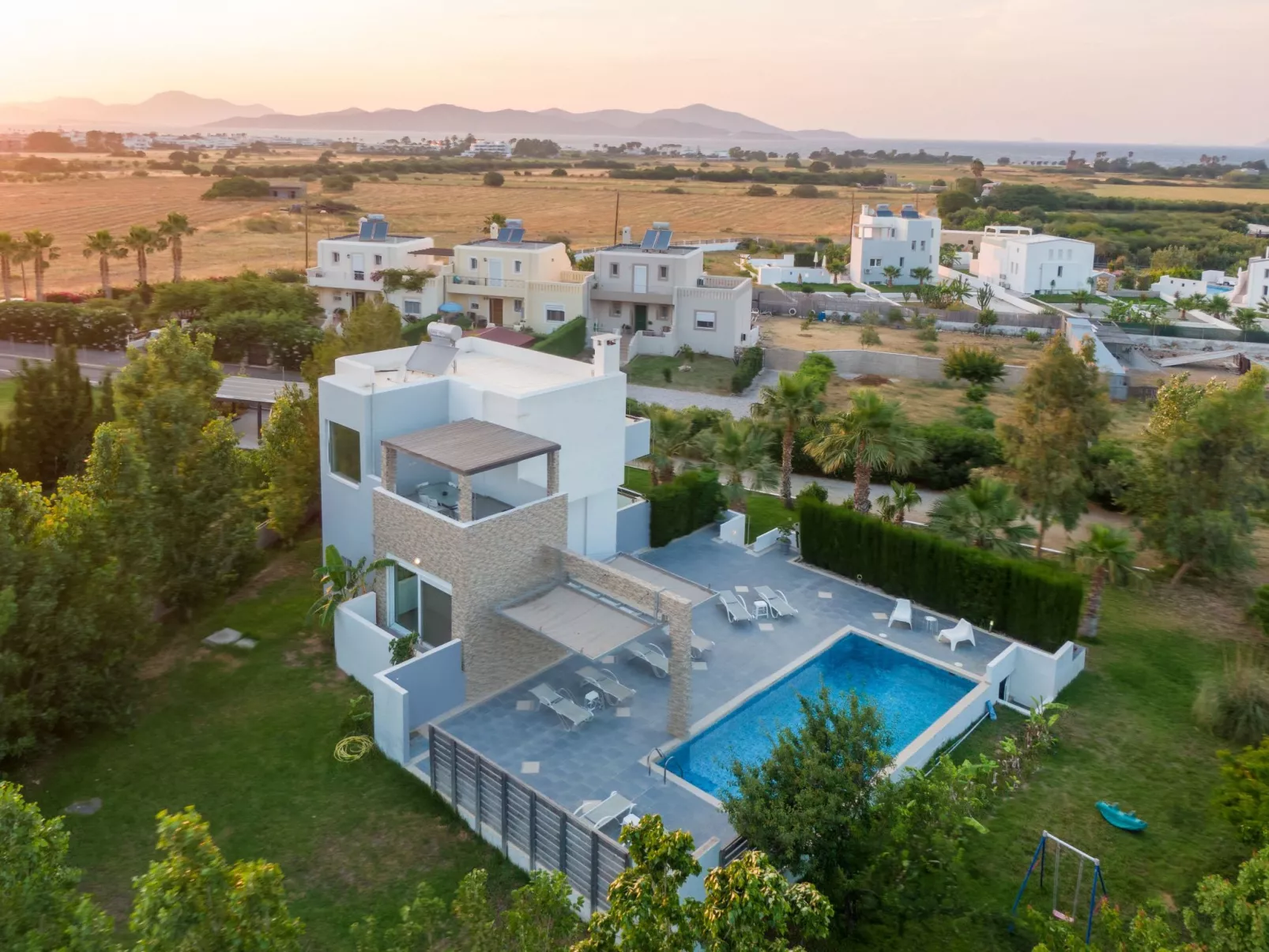 Villa "Xenos" mit Blick auf das Wasser-Binnen