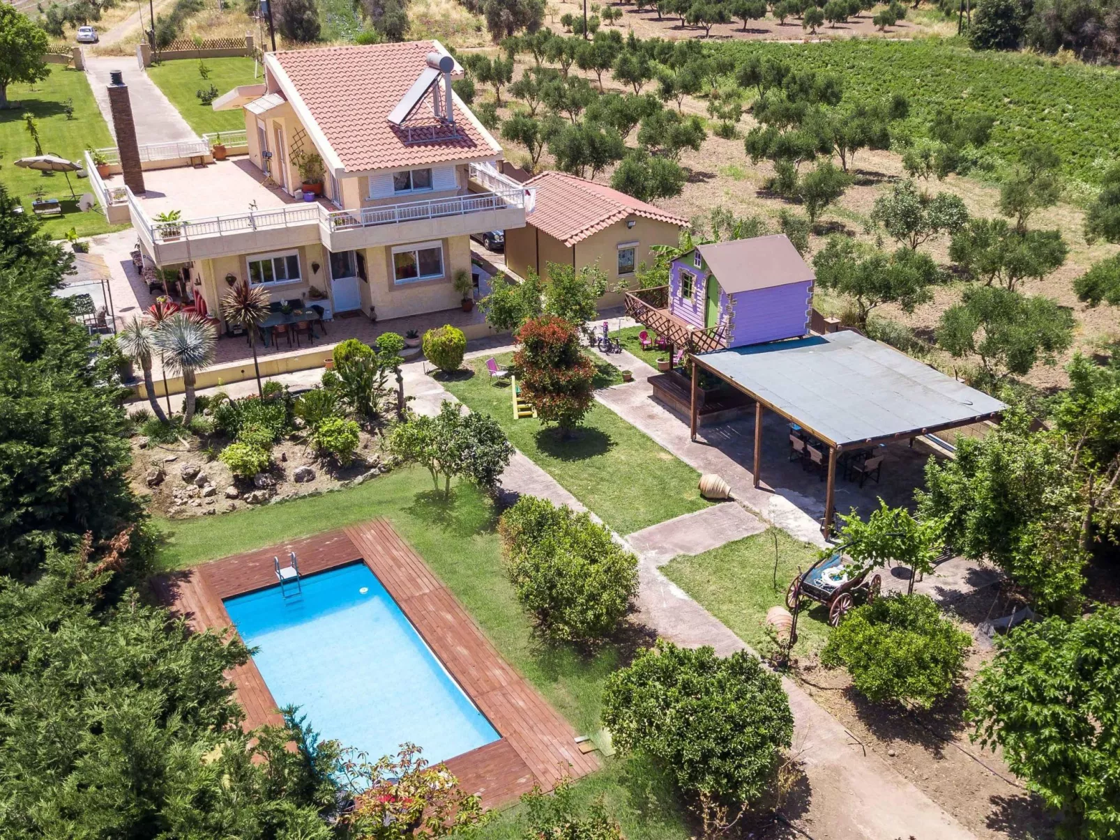Villa "Laylande House" mit Bergblick