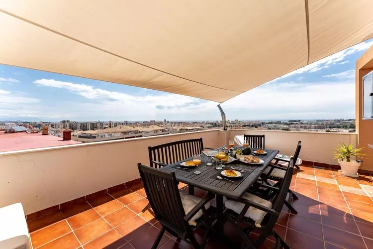 CT 251 - Faro's Lagunas Penthouse - Mijas Costa-Terrasbalkon