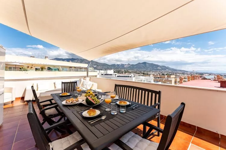 CT 251 - Faro's Lagunas Penthouse - Mijas Costa-Terrasbalkon