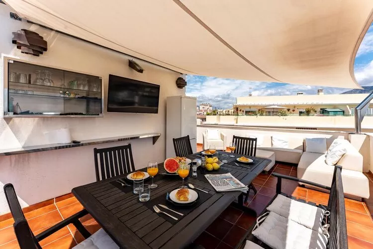 CT 251 - Faro's Lagunas Penthouse - Mijas Costa-Terrasbalkon