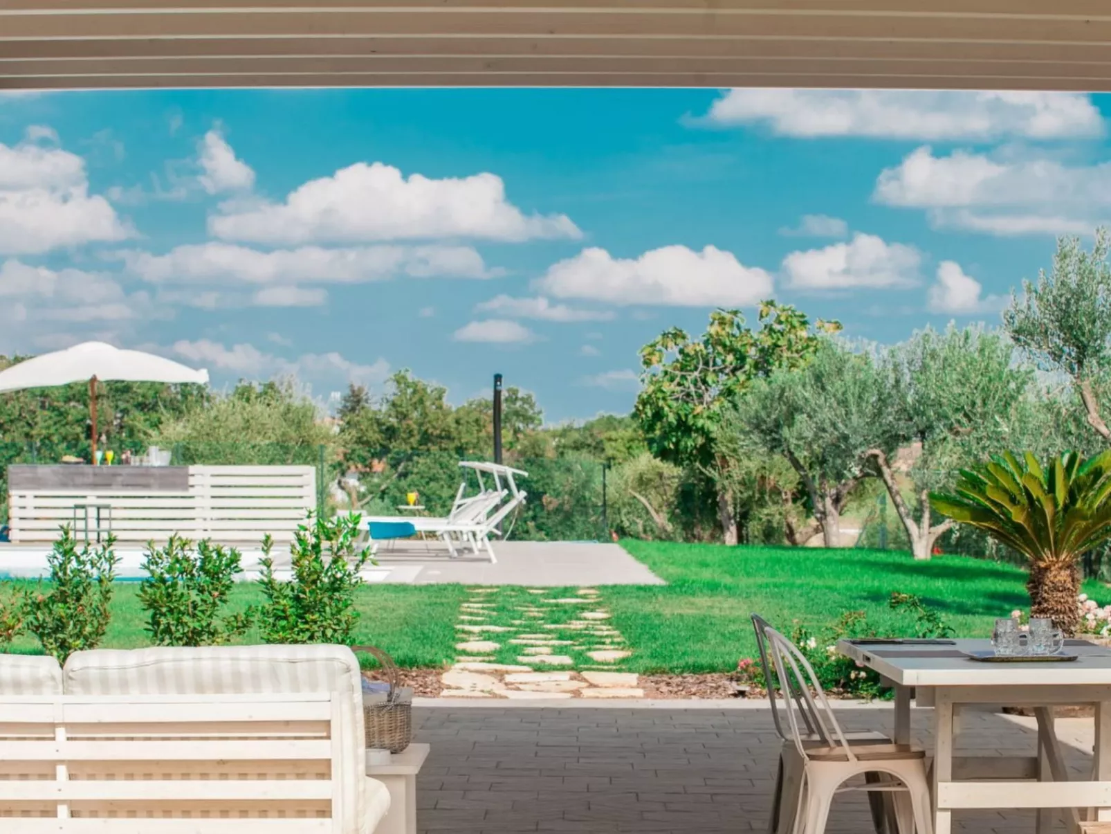 Villa mit privatem Pool in der Nähe der adriatischen Strände-Buiten