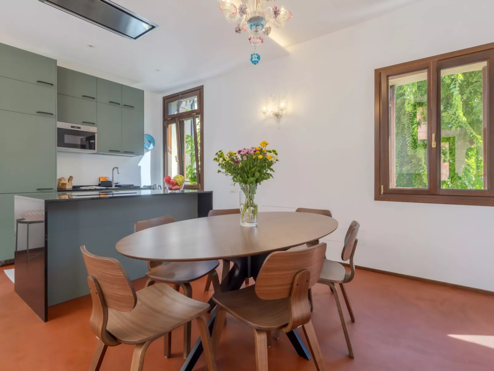 Casa dell'Aviatore große Gartenterrasse