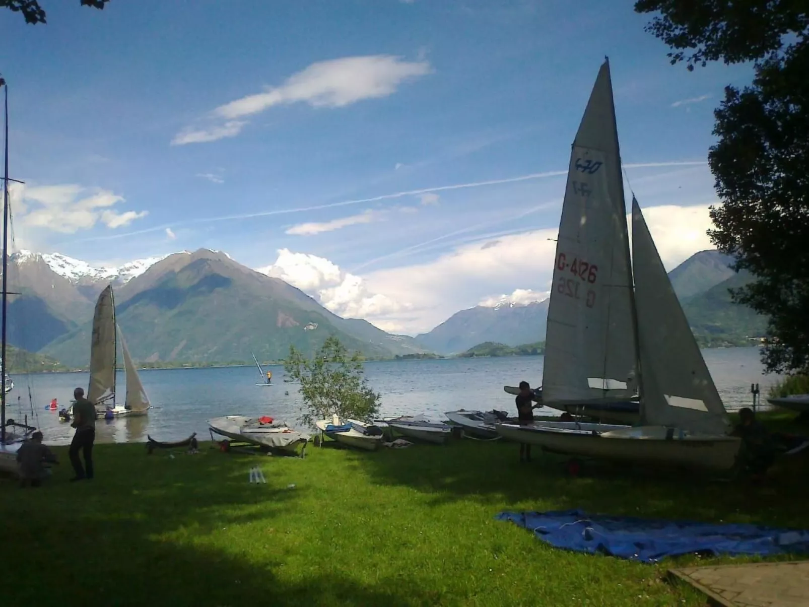 Wohnung in Domaso mit privatem Parkplatz-Buiten
