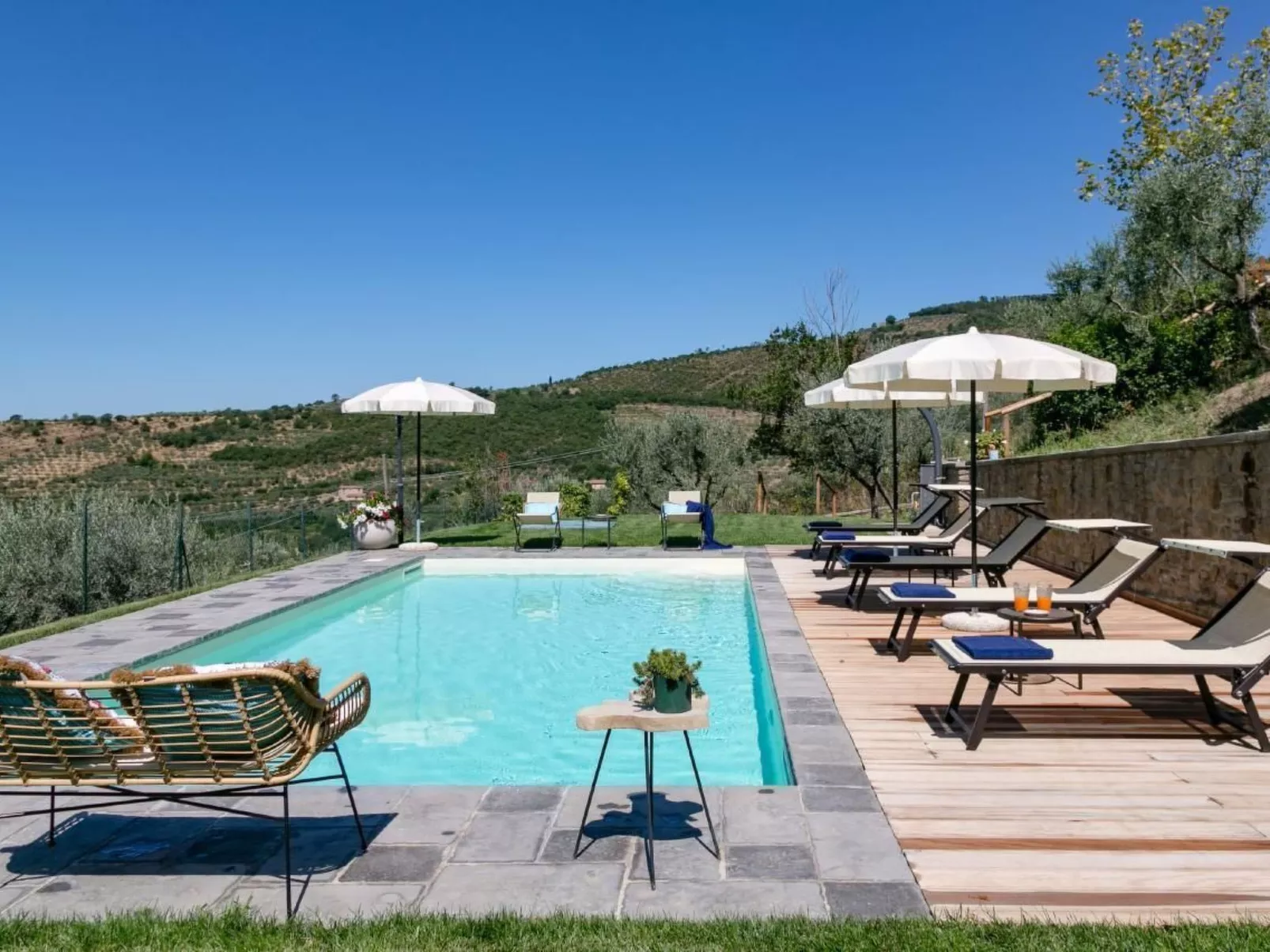 Wunderschöne Wohnung in Cortona mit Großer Terrasse