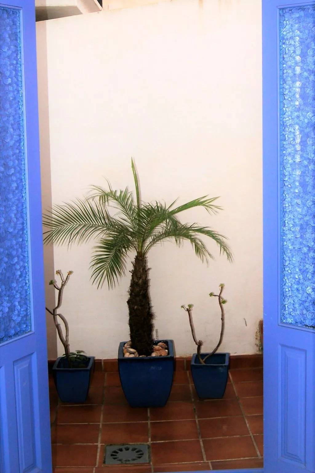 Typisches Haus im Zentrum des Barrio Morisco-Buiten