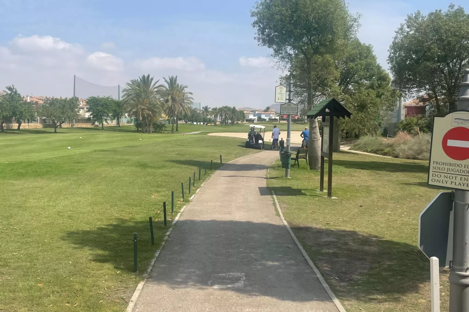 Mar Menor-Gebieden zomer 5km