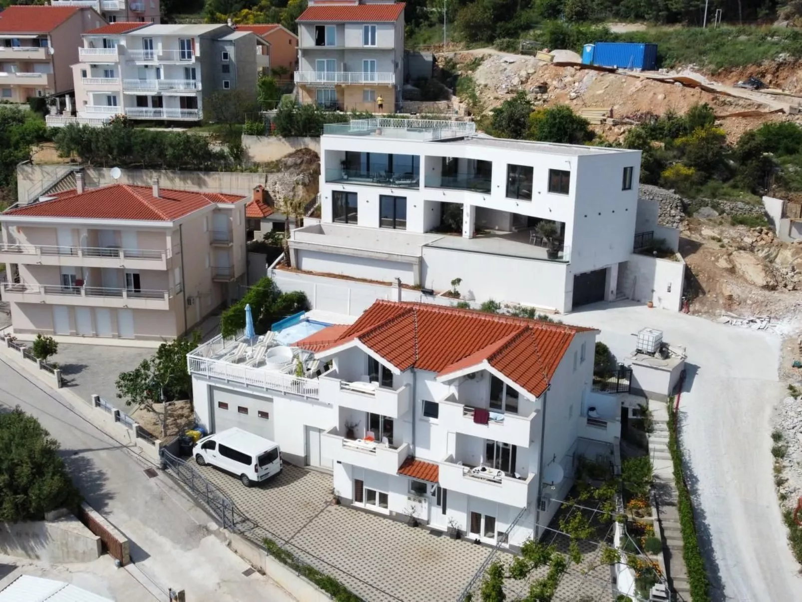 Villa Martina Matea große Villa mit beheiztem Pool