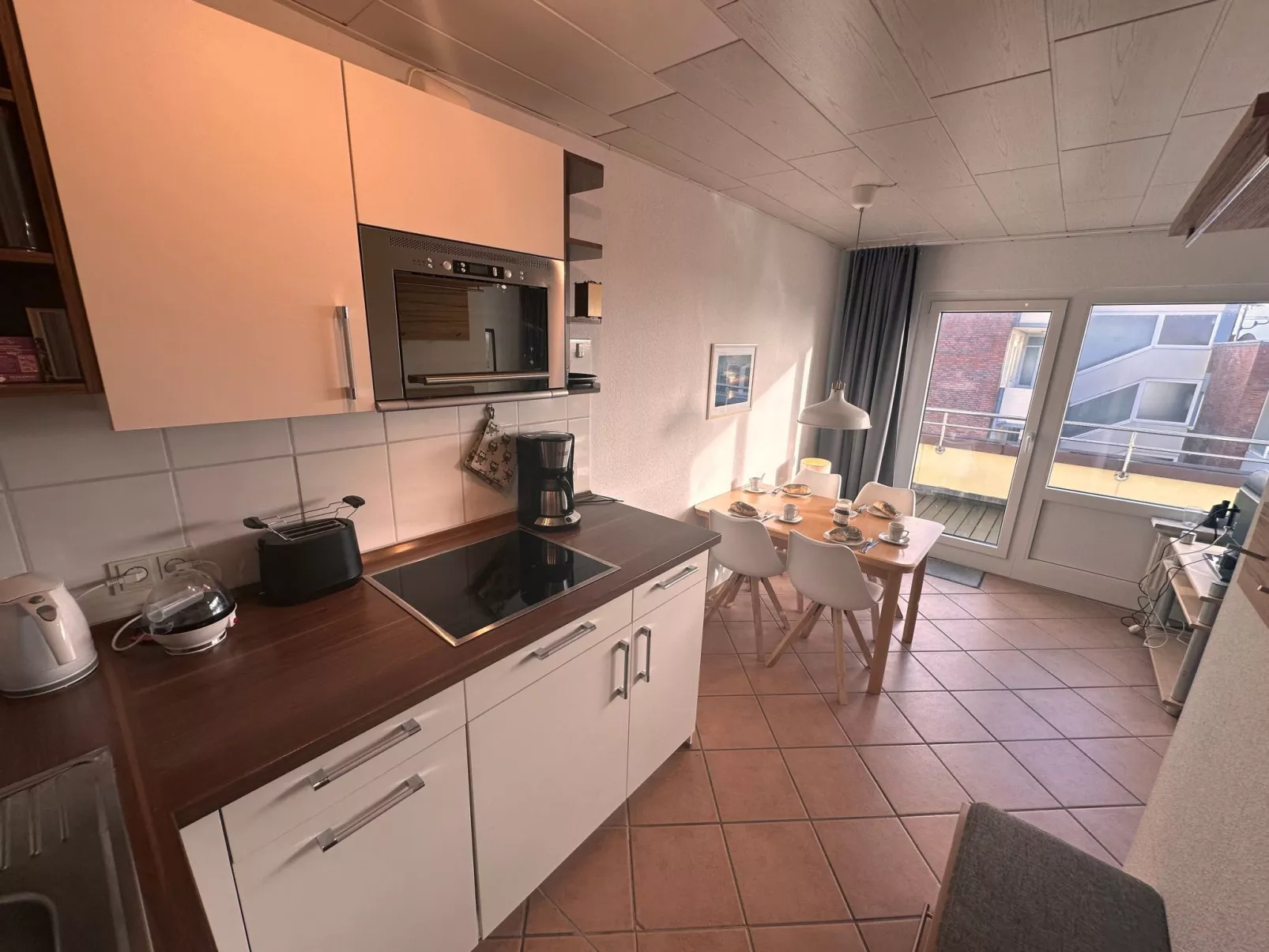 Penthouse mit Meerblick direkt am Strand-Binnen