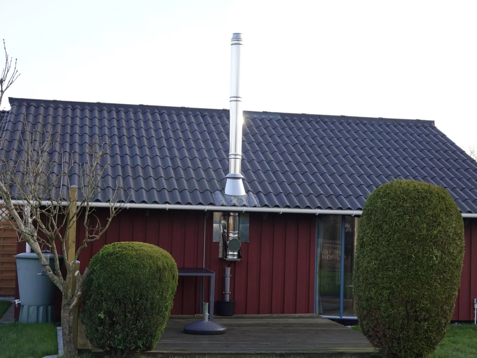 Hygge hus, tolle Ostseelage, freier Blick auf Felder-Buiten