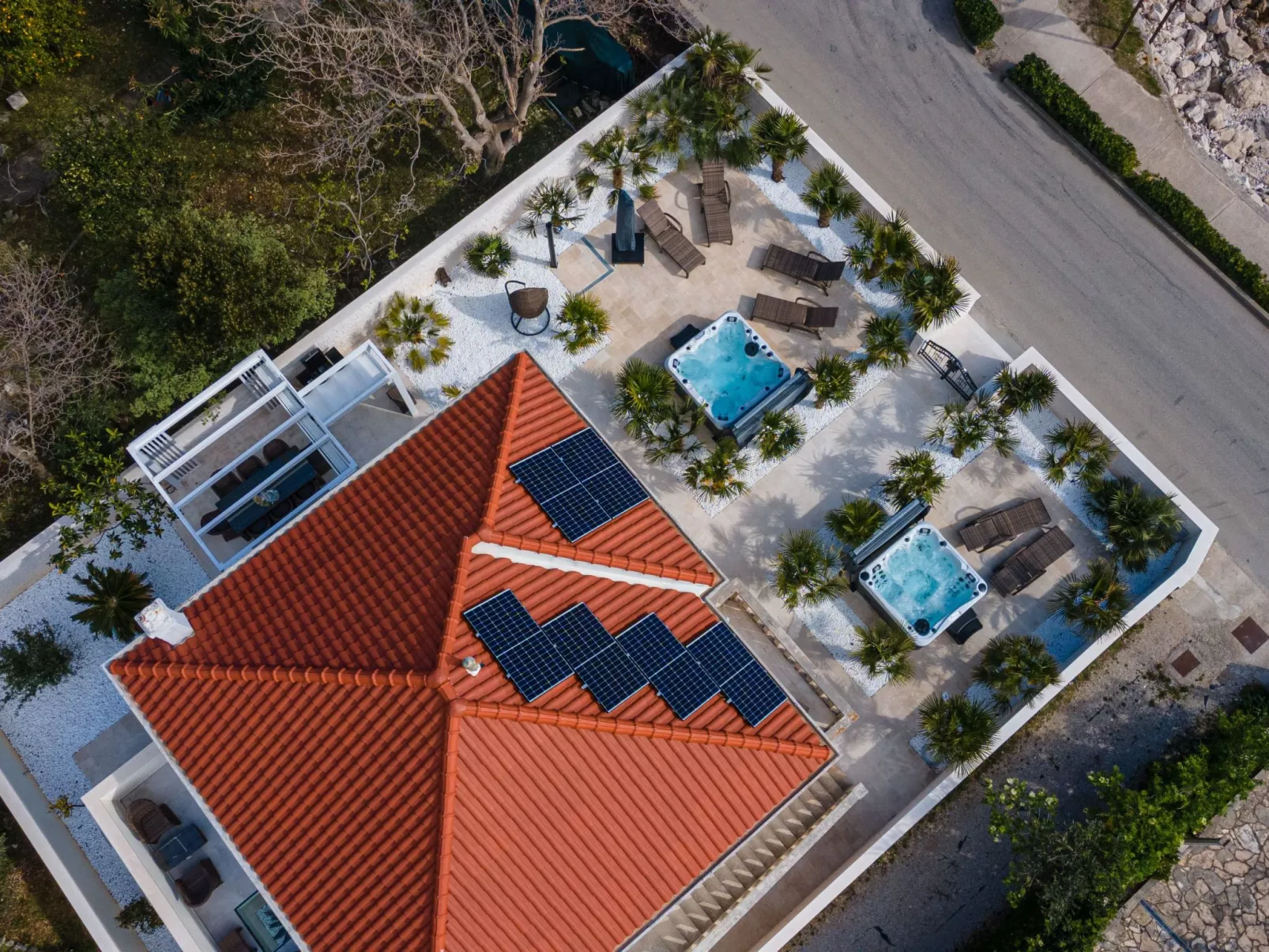 Surtini Villa Orebić Jakuzi Erste-Buiten