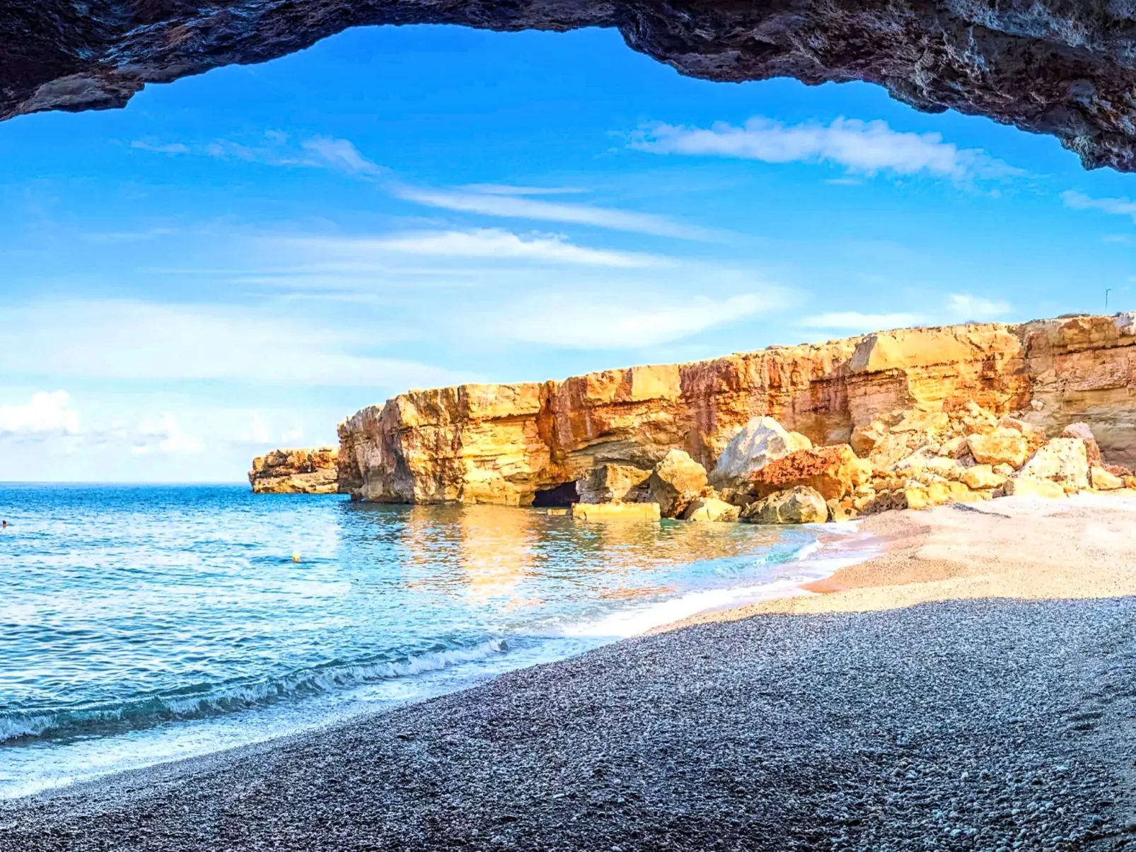 In Kournas mit Privatem Pool-Buiten